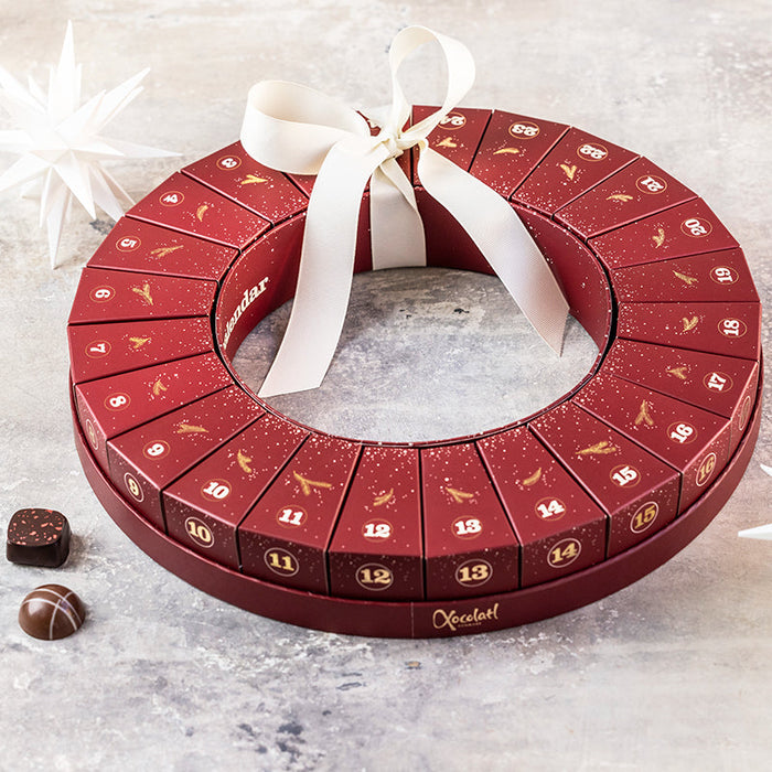 Julekrans med chokolade | Xocolatl