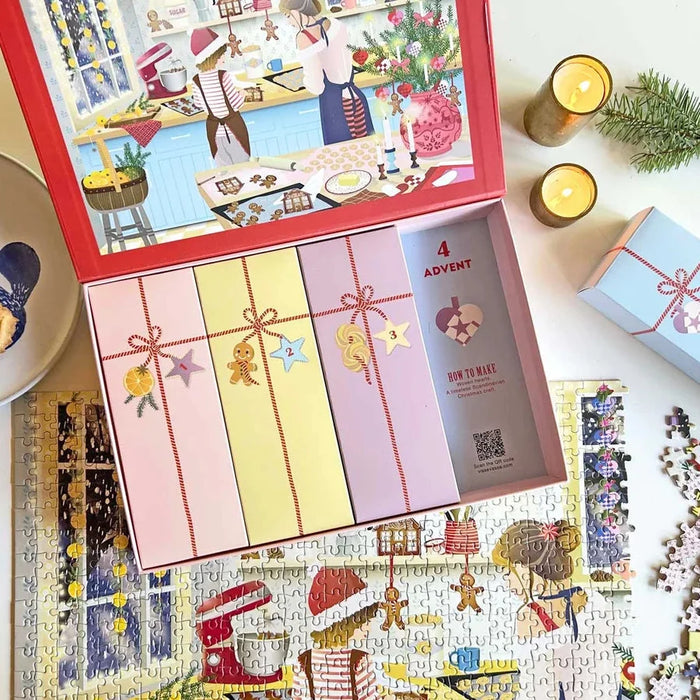 Adventskalender med 1.000 puslespilsbrikker fra ViSSEVASSE