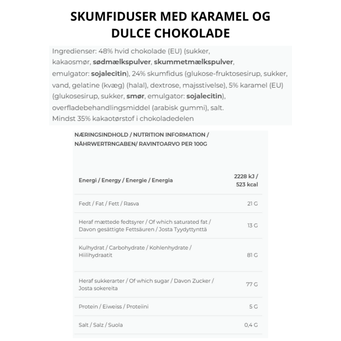 Crispy Skumfiduser | Caramel og Dulce Choc