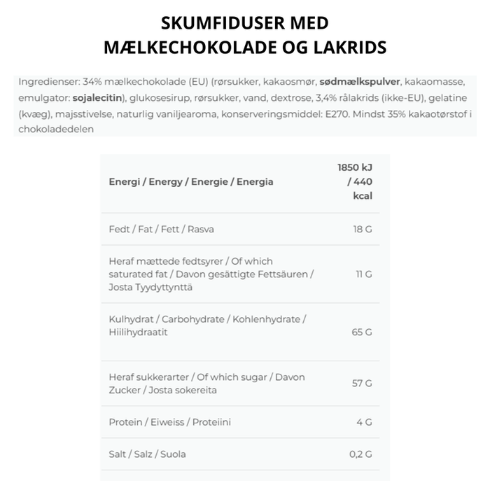 Skumfiduser | Dark Liquorice