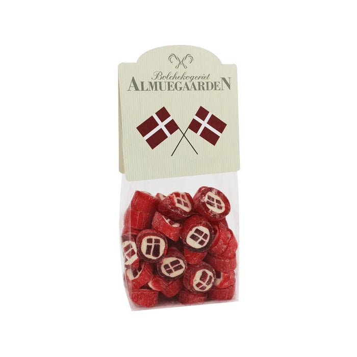 Almuegaarden flagbolcher 110 g med jordbær