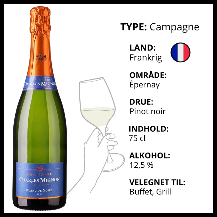 Champagne | Charles Mignon | Blanc de Noir Brut