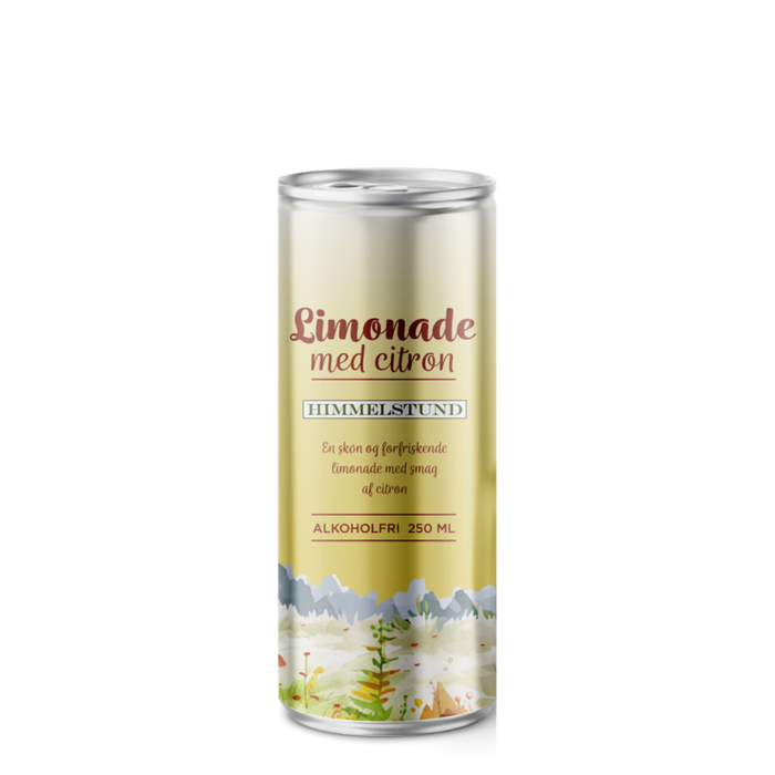 Himmelstund citronlimonade 250 ml til firmagave eller mødeservering