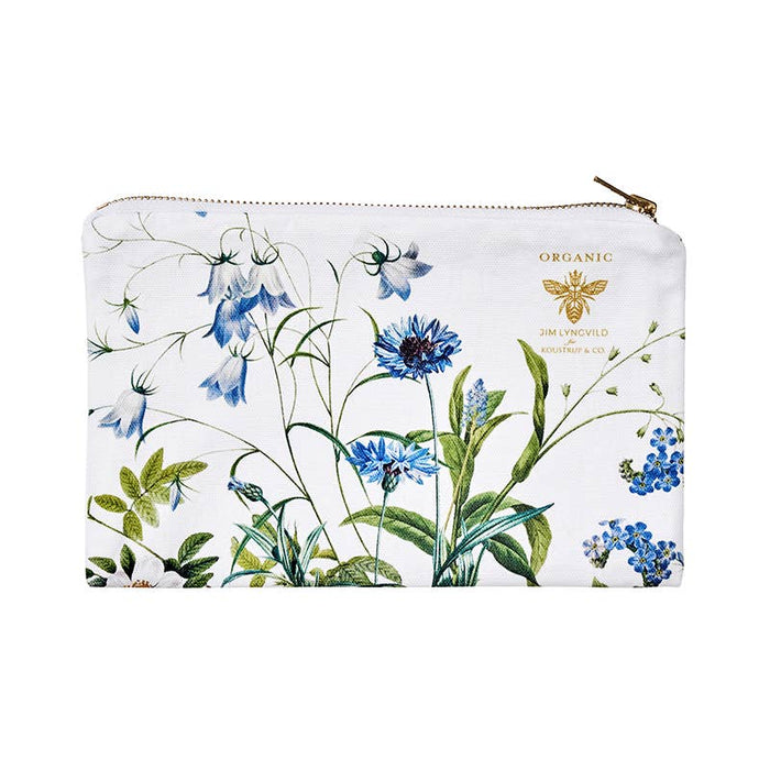 Kosmetiktaske | Clutch | Penalhus | Blue Flower Garden