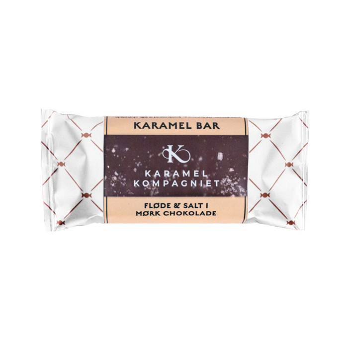 Karamelbar med flødekaramel, chokolade og sydesalt fra Xocolatl