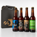 Gaveæske med øl til Fars Dag. Den perfekte gave til fars dag d. 5. juni med fire danske specialøl med sjove designs. Dansk økologisk øl fra danske mikrobryggerier