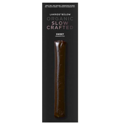 En stang Lakrids by Bülow Slow Crafted Sweet Liquorice Stick.