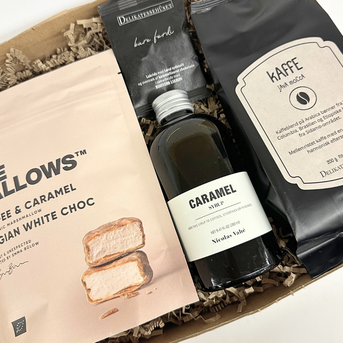 Fin lille gaveløsning med kaffe, mallows og kaffesirup, bare fordi 