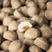 The Mallows kaffevariant med synligt karamelfyld