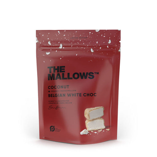 Mallows med kokos og chokolade