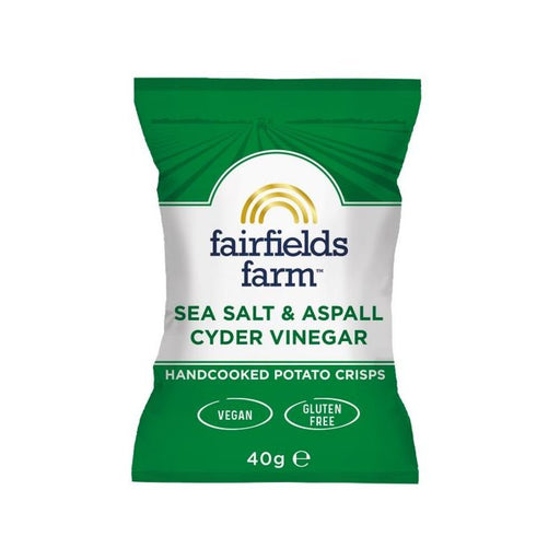 Tykke kartoffelskriver kogt i solsikkeolie, med en skøn smag af salt og vinegar fra Fairfields Farm