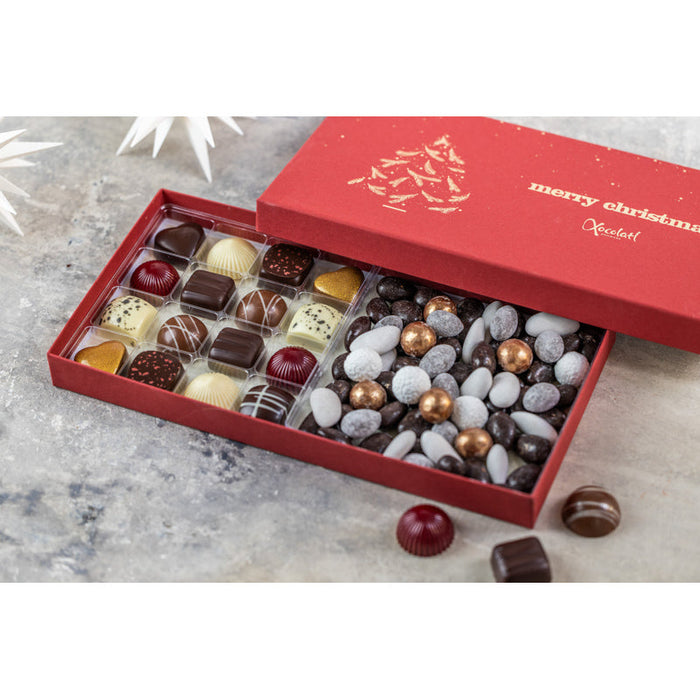 Xocolatl Merry Cherry 16 Dragé – gaveæske