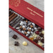 Xocolatl gaveæske med marcipanbarer og fyldte chokolader set tæt på