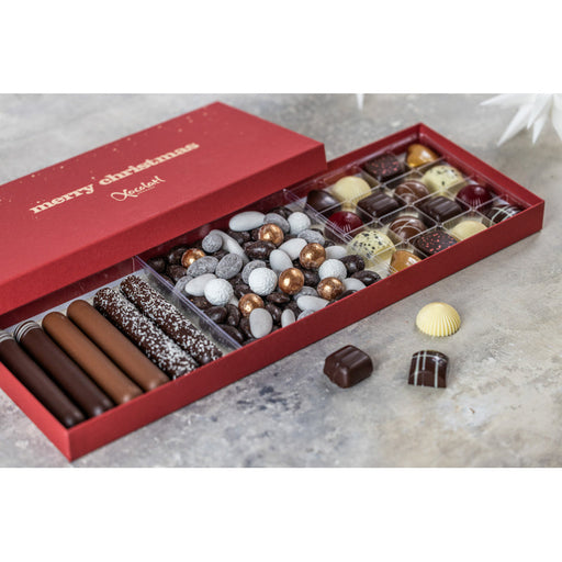 Xocolatl Merry Cherry 16 Marzipan Mix – gaveæske