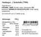 Varedeklaration for Småkager med chokolade fra Xocolatl – ingredienser og næringsindhold